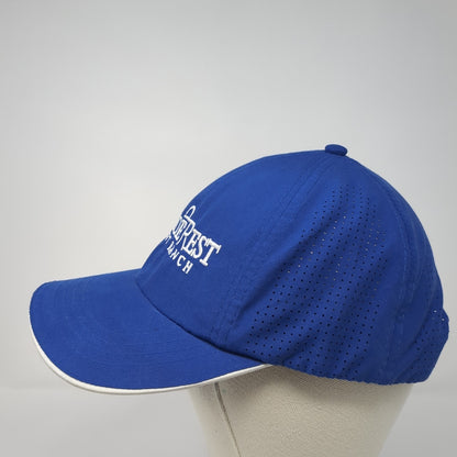 Parade Rest Guest Ranch Baseball Cap Blue OS Adjustable Fahrenheit Headwear