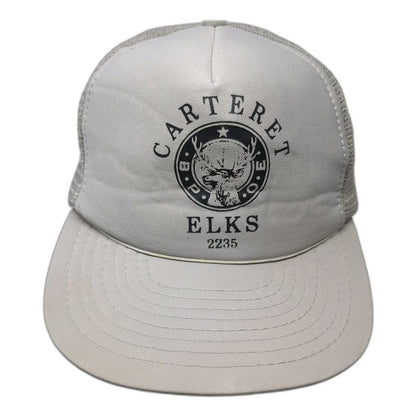 Kenda Trucker Hat Gray One Size Carteret Elks 2235 BPOE Mesh Snapback Foam Front
