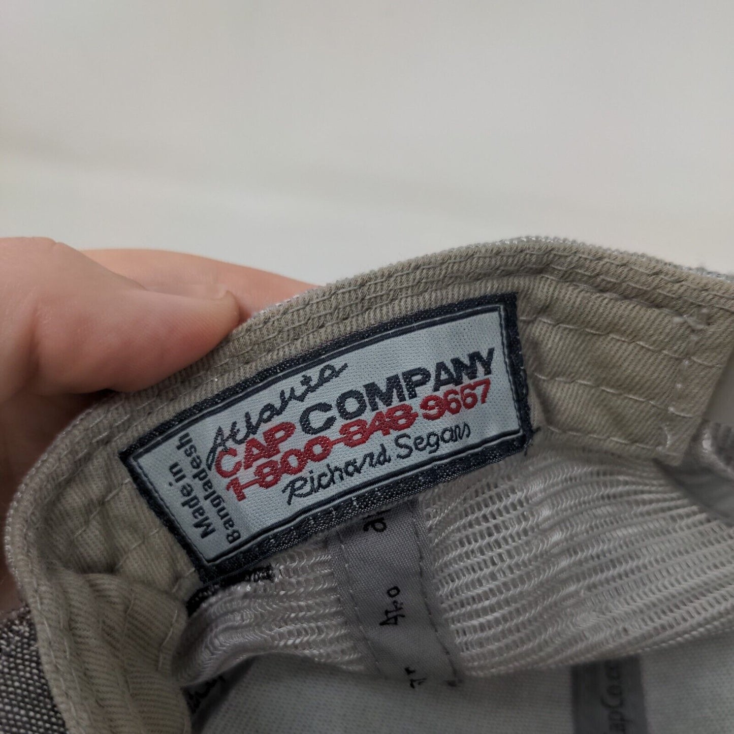 LoJac Snapback Mesh Back Trucker Hat Gray One Size Embroidered 6 Panel