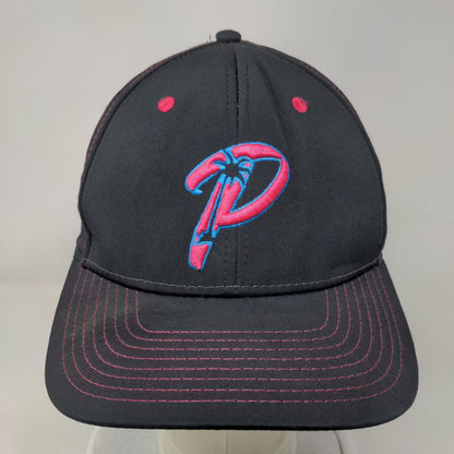 P Florida Prime Sports Fitted Hat Black M/L Embroidered Dome Headwear Co.