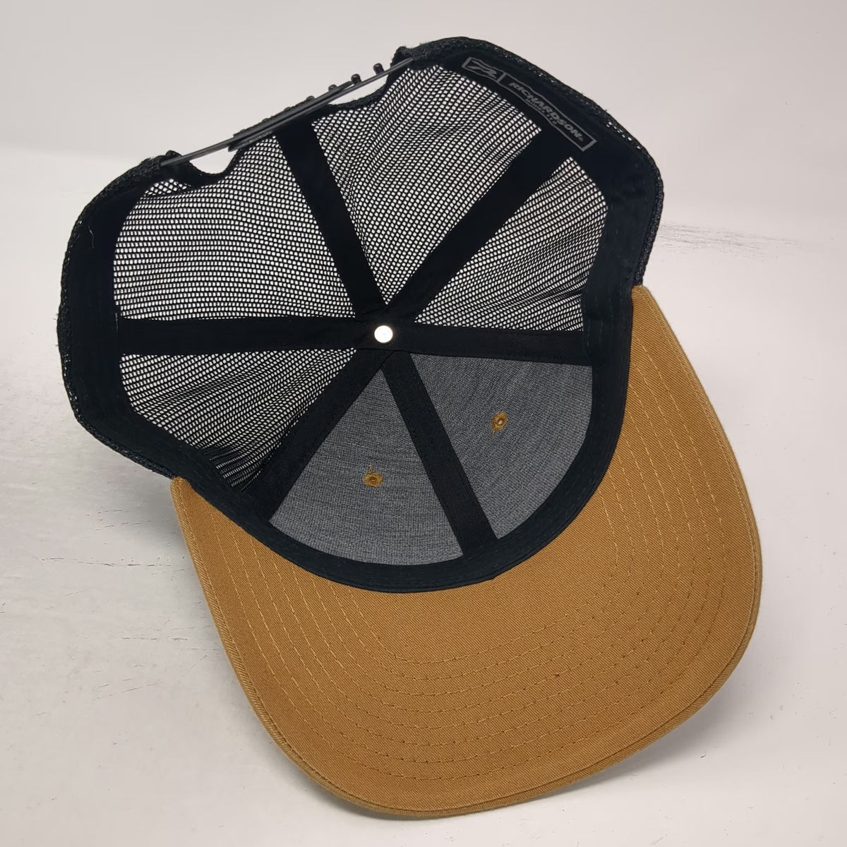 Richardson Trucker Hat Brown One Size Snapback Mesh Back Valley Ag Mountain