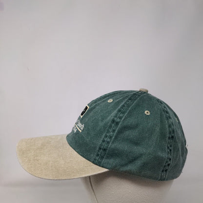 Hollywood Beach Florida Slideback Hat Green OSFA Embroidered Colorblock
