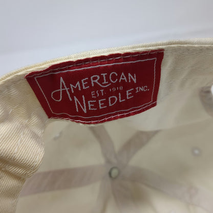 American Needle Baseball Cap Beige One Size Pittsfield Country Club Golf Hat