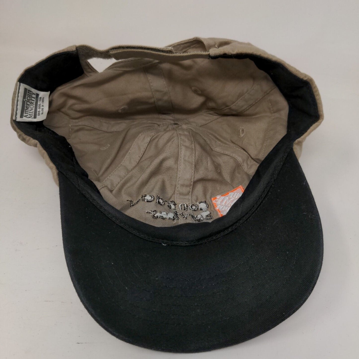 The Home Depot Contractor Services Strapback Hat Tan One Size 6 Panel