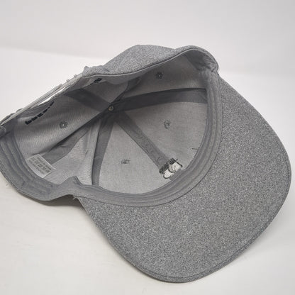 Beck's President's Club Snapback Hat Gray One Size Solid Adjustable