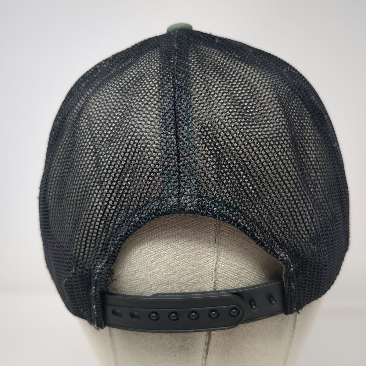 Green Trucker Hat OSFM Camo USA American Flag Patch Mesh Back Snapback Baseball