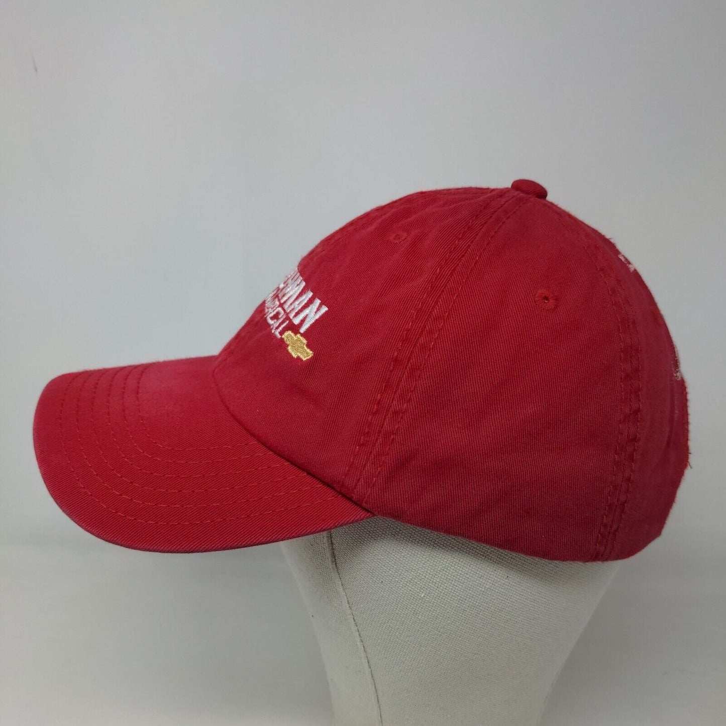 Otto Collection Men's Strapback Hat Red OSFM Lachman Commerical Chevrolet