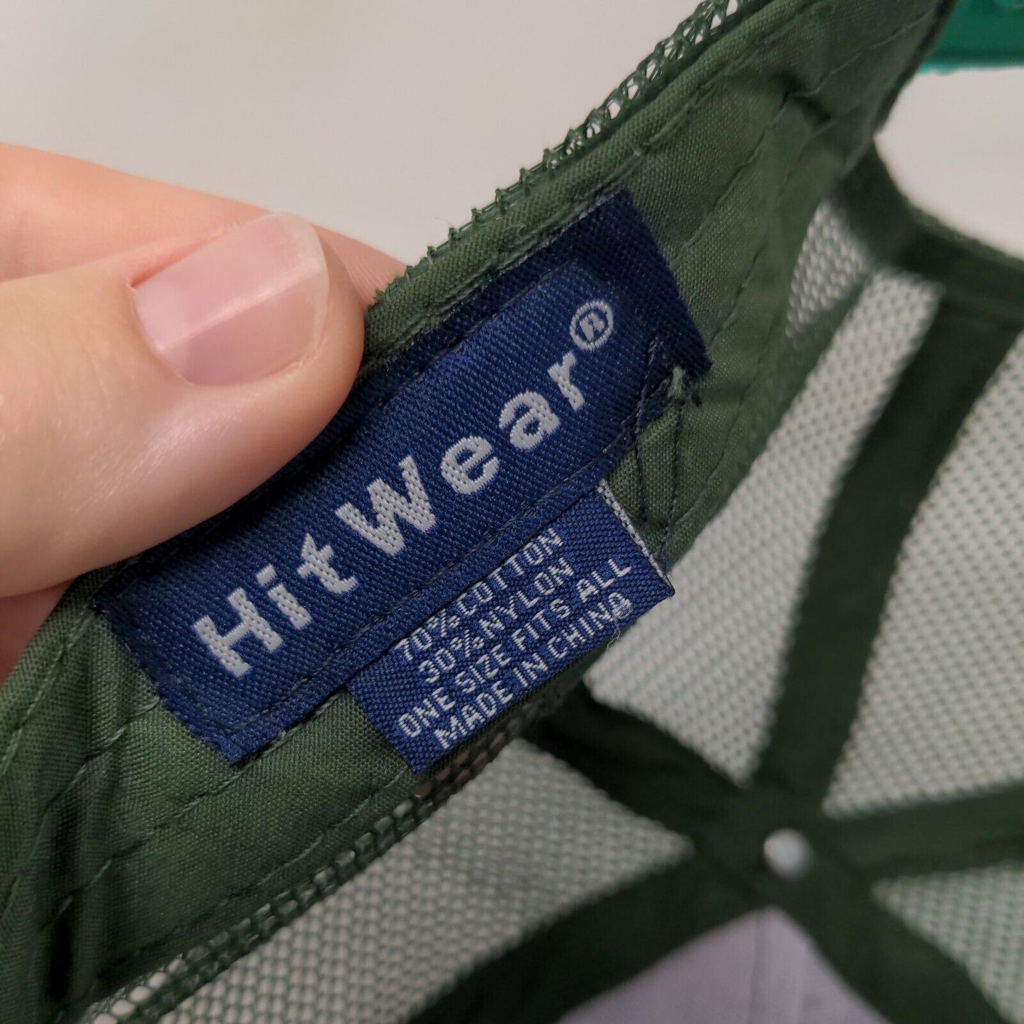 Simple Advantage Insurance Snapback Mesh Back Trucker Hat Green OSFA Hit Wear