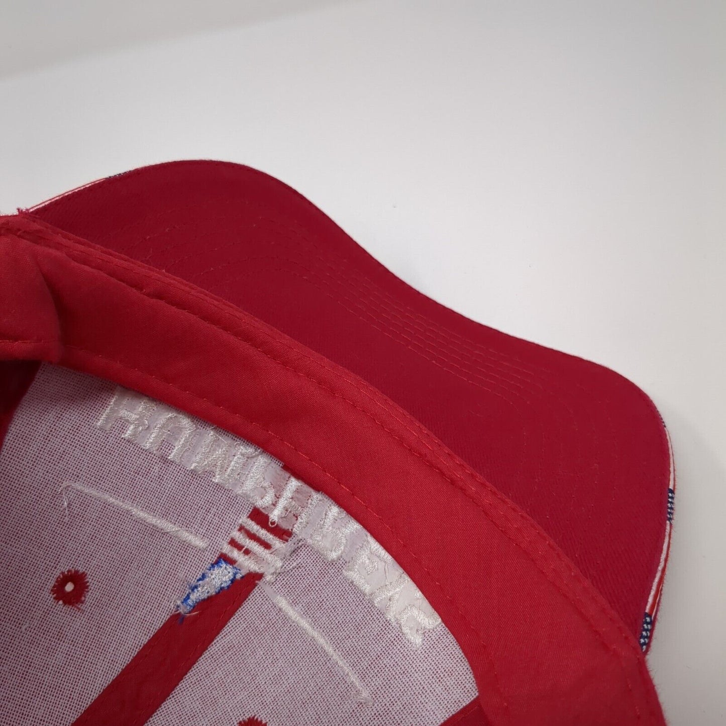Humphreys Governor Strapback Hat Red One Size Adjustable Port Authority