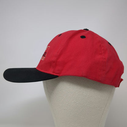 Otto Baseball Cap Red One Size Western Mountain Bus & Parts Sales Strapback Hat