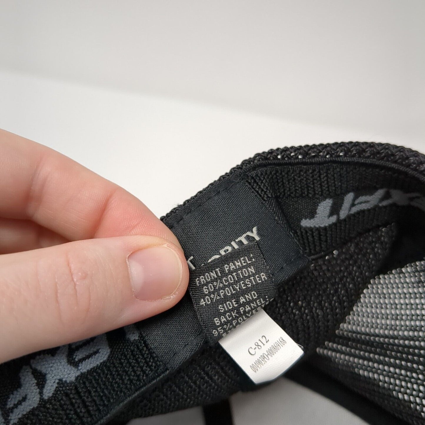 CMS Recycling Inc. Fitted Mesh Back Trucker Hat Black S/M Port Authority