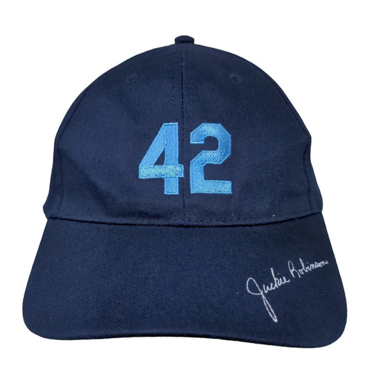 Tampa Bay Rays Men's Snapback Hat Blue OSFA Embroidered #42 Jackie Robinson