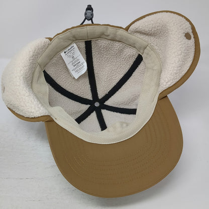 Columbia Trapper Brown One Size Sherpa Lined Ear Flaps Adjustable Outdoor Hat