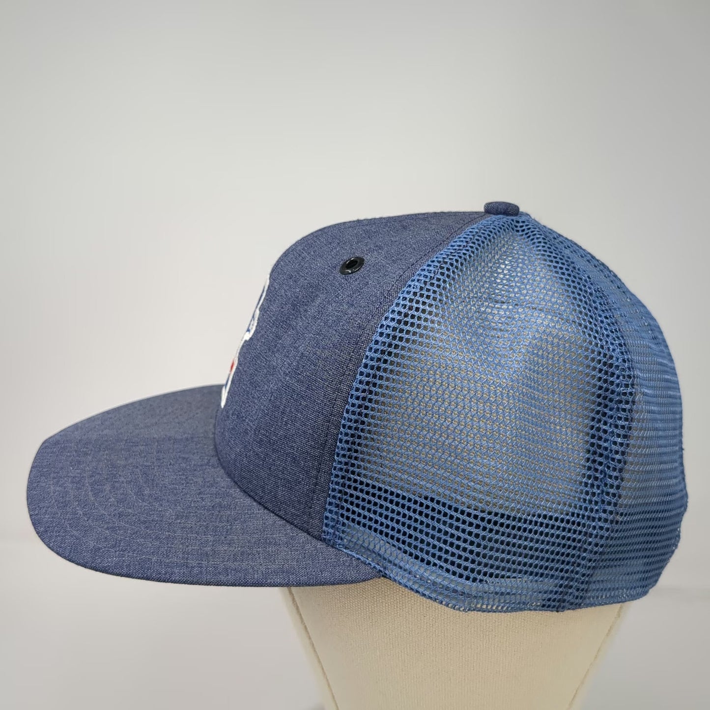 Brookfield Trucker Hat Blue L USPS U.S. Mail Mesh Snapback Union USA Vintage