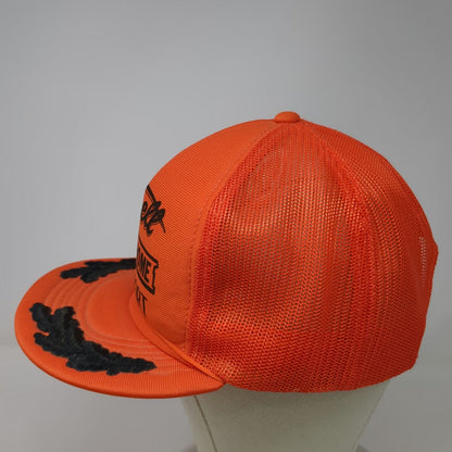 Youngan Trucker Hat Orange One Size Barrett Mobile Home Transport Scrambled Eggs