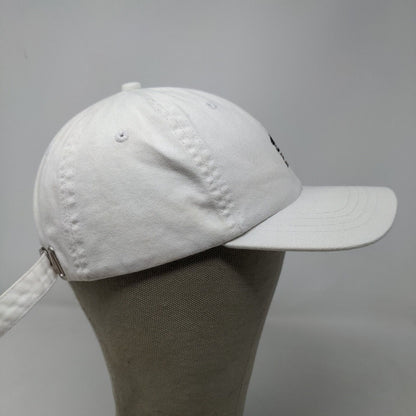 Silver Springs Boy's Slideback Hat White Size Ages 5-12 Embroidered Logo