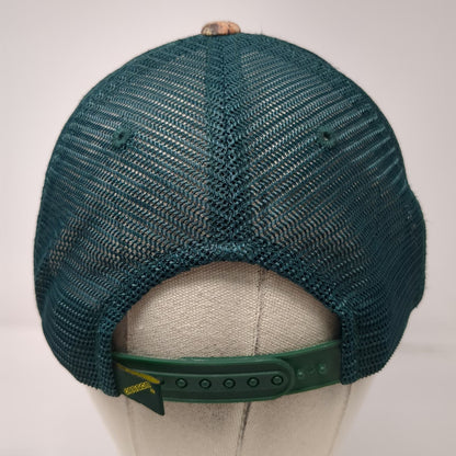 Oregon Ducks NCAA Captivating Headwear Trucker Hat Green Brown One Size Snapback