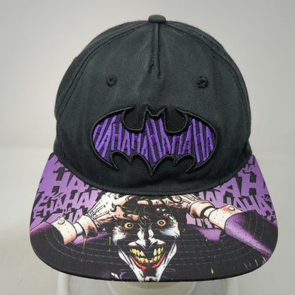 Bioworld Batman Joker 5 Panel Snapback Black Purple One Size Hat Killing Joke