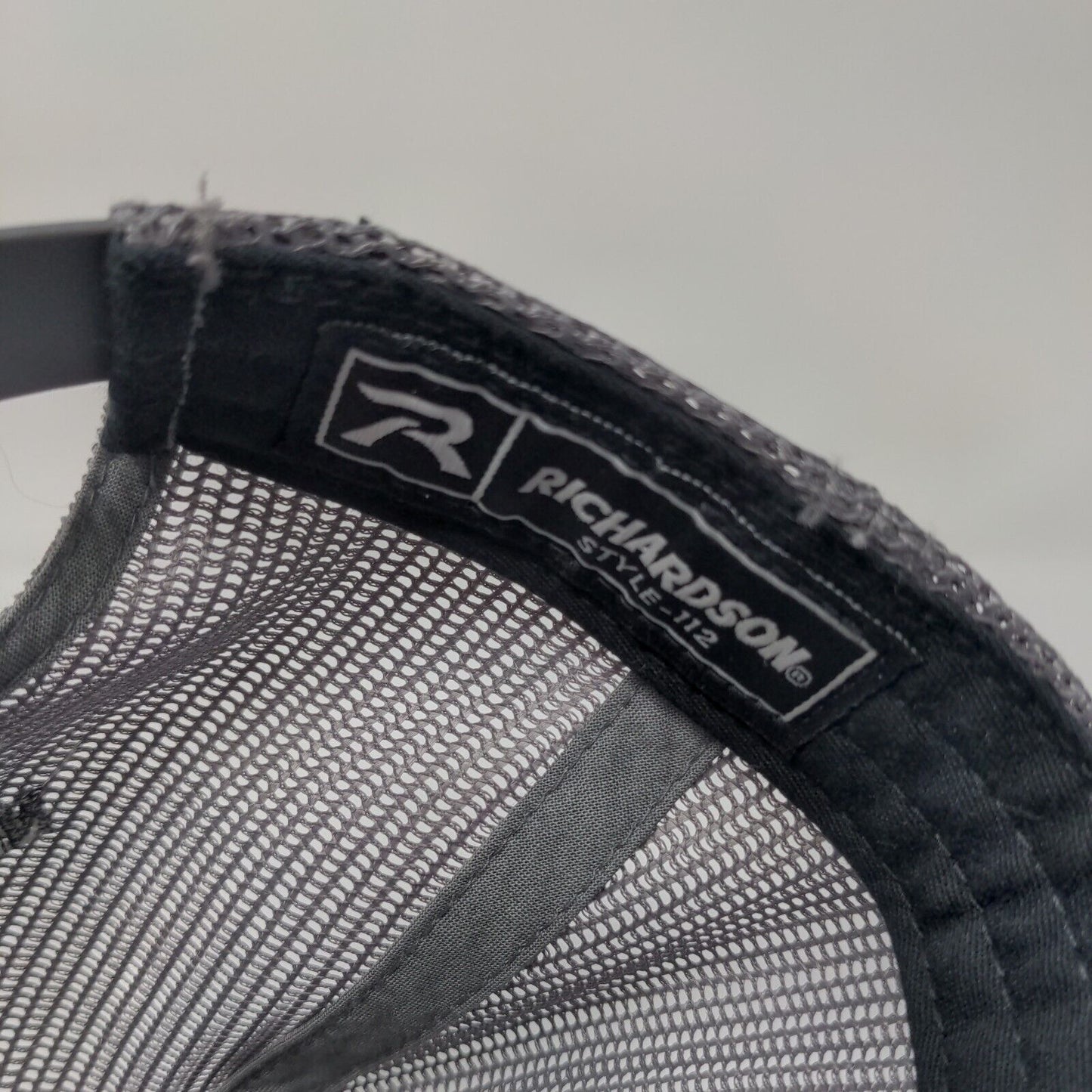 RS Rim Station Wyoming Snapback Trucker Hat Black OSFA Mesh Back Richardson