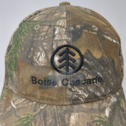 Boise Cascade Strapback Hat Camo One Size LED Light Hunting Powercap