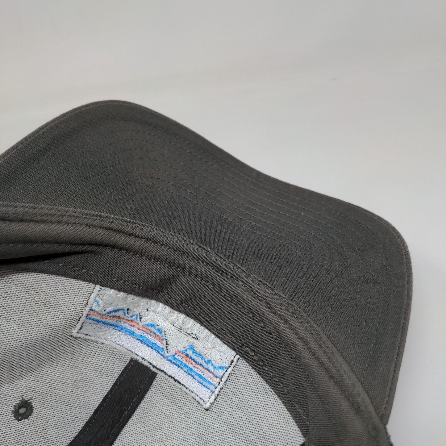 Patagonia Snapback Mesh Back Trucker Hat Gray One Size Embroidered