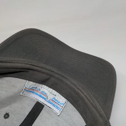 Patagonia Snapback Mesh Back Trucker Hat Gray One Size Embroidered