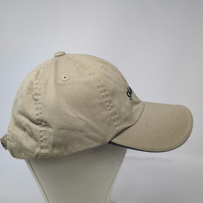 Port Authority Baseball Cap Beige One Size Glanbia Embroidered Logo Blue Hat