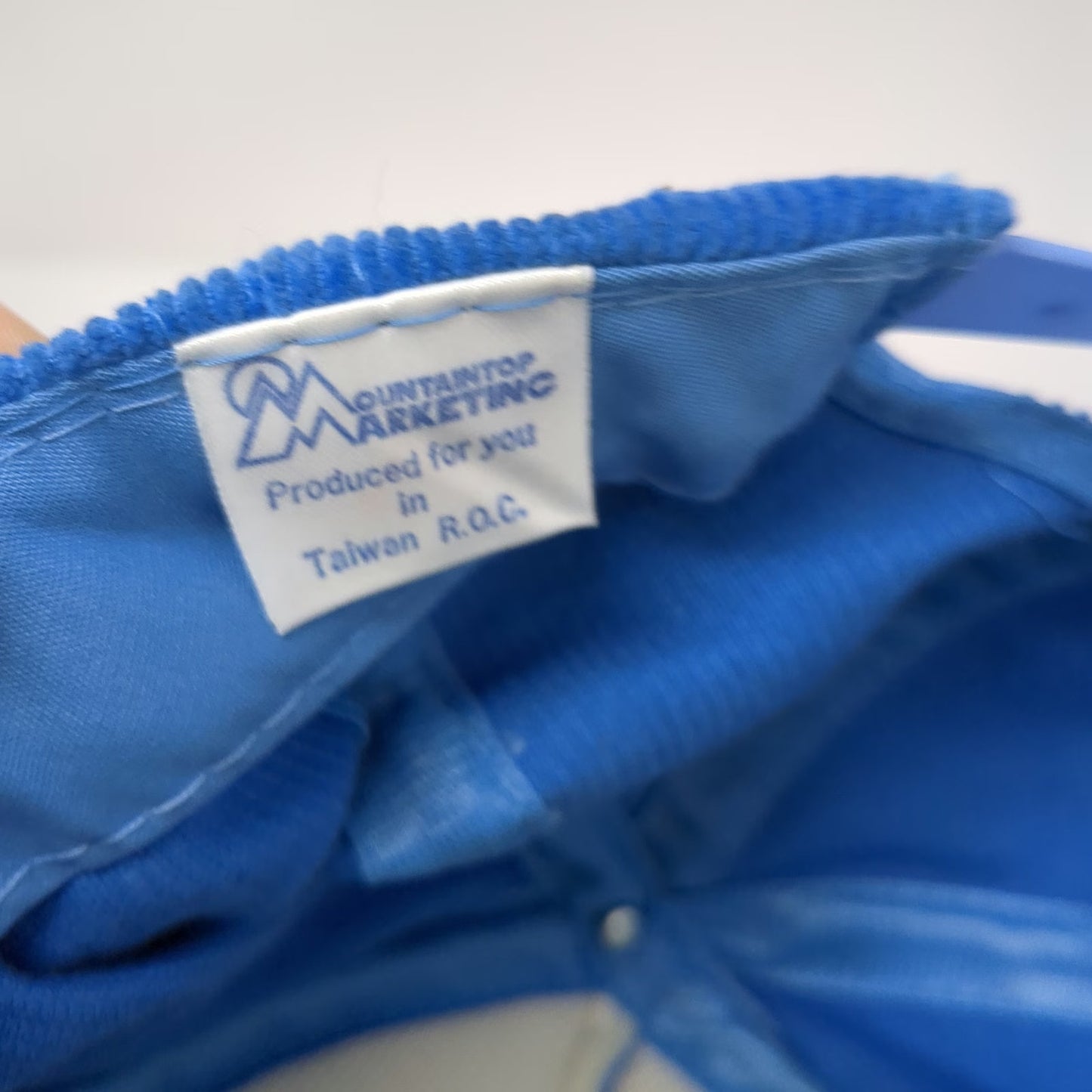 Mountaintop Marketing Trucker Blue One Size Corduroy Fishing Fish Snapback Hat