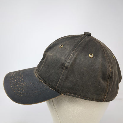 George Baseball Cap Brown One Size Slideback Distressed Contrast Stitching Hat