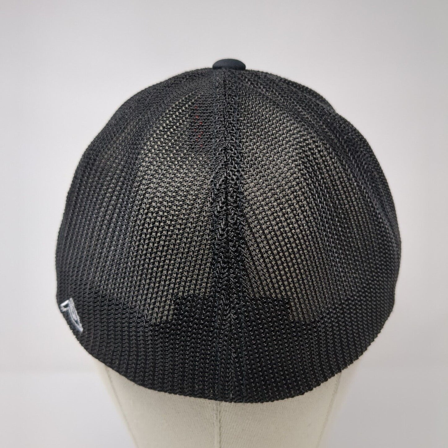 The Vue Warhawk Softball Fitted Mesh Back Trucker Hat Black 7 3/8-8