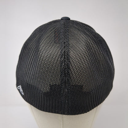 The Vue Warhawk Softball Fitted Mesh Back Trucker Hat Black 7 3/8-8