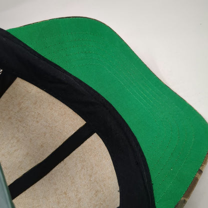 Duck Bay Green Trucker Hat Camo Mesh Back Snapback Hunting Outdoor Vintage