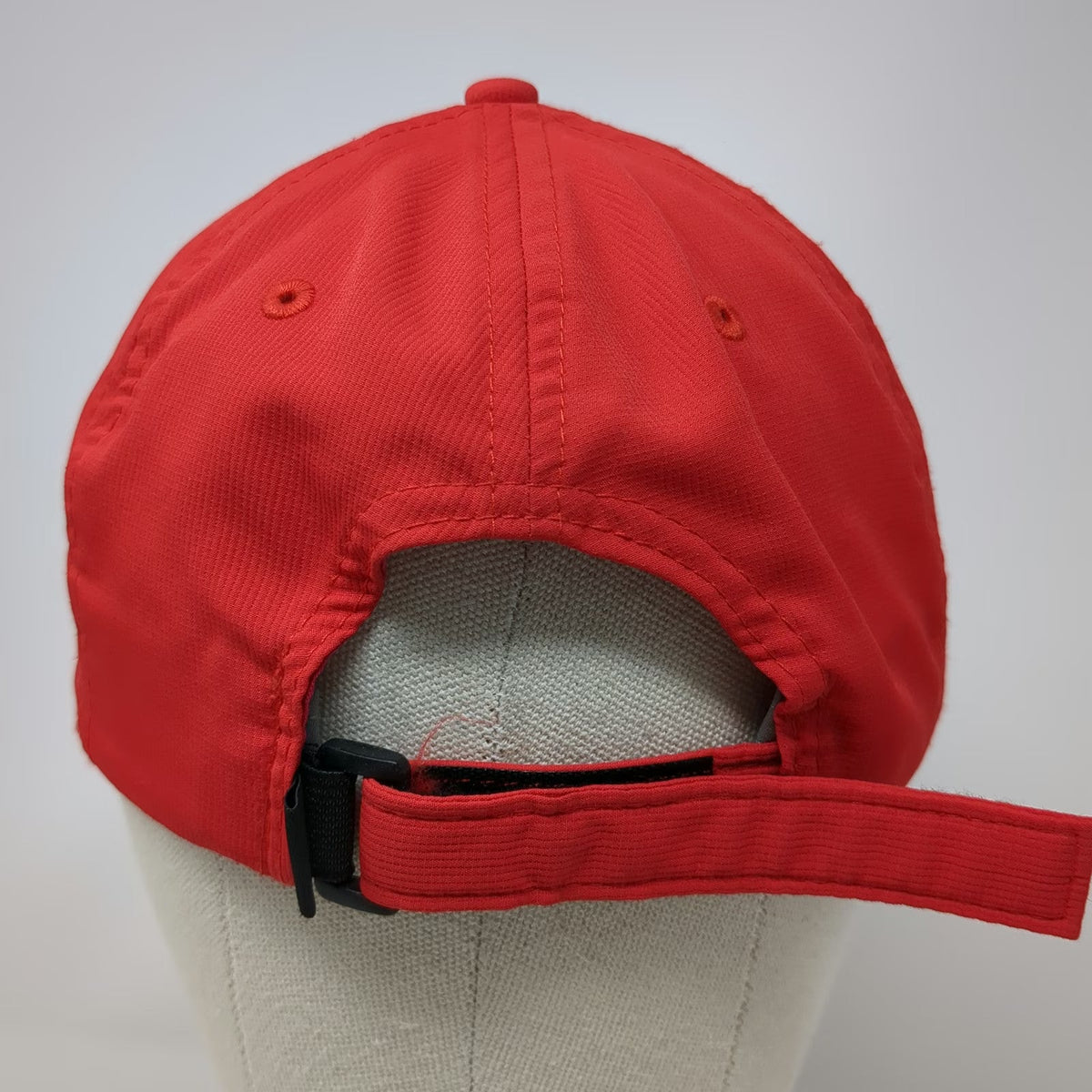 Imperial Baseball Cap Red One Size Hughes Brothers Recycled Polyester Gray Hat