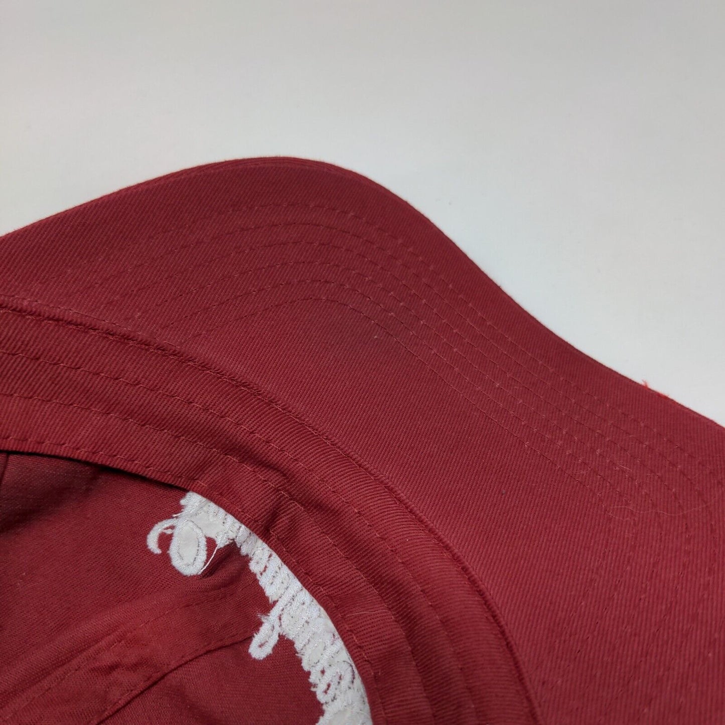 Leinenkugel's Slideback Hat Red One Size Embroidered Adjustable 6 Panel