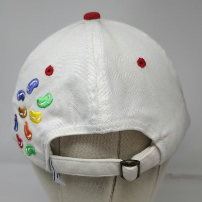 Town Talk Baseball Cap White One Size Jelly Belly Embroidered Candy Beans Hat