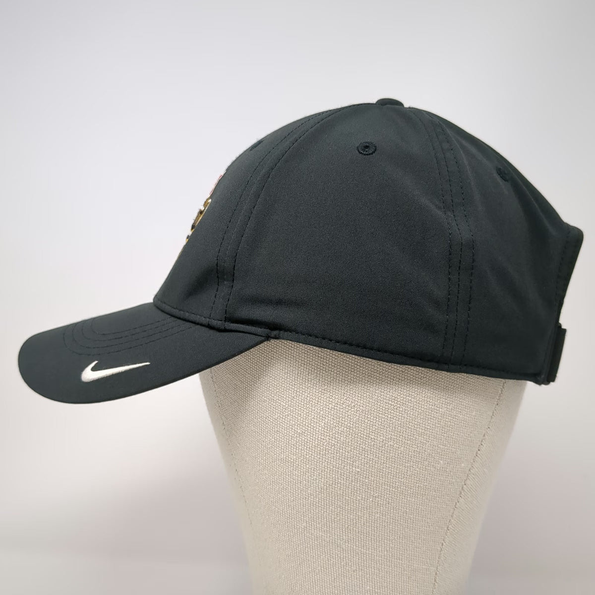 Nike Baseball Cap Black One Size ACE Shootout Golf Dri-Fit Strapback Hat