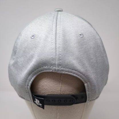 New Era MLB The Show PlayStation Gray Snapback Hat One Size Black Flat Brim