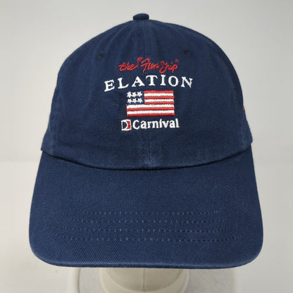The Fun Strip Elation Carnival Baseball Cap Blue OS Adjustable Gear For Sports