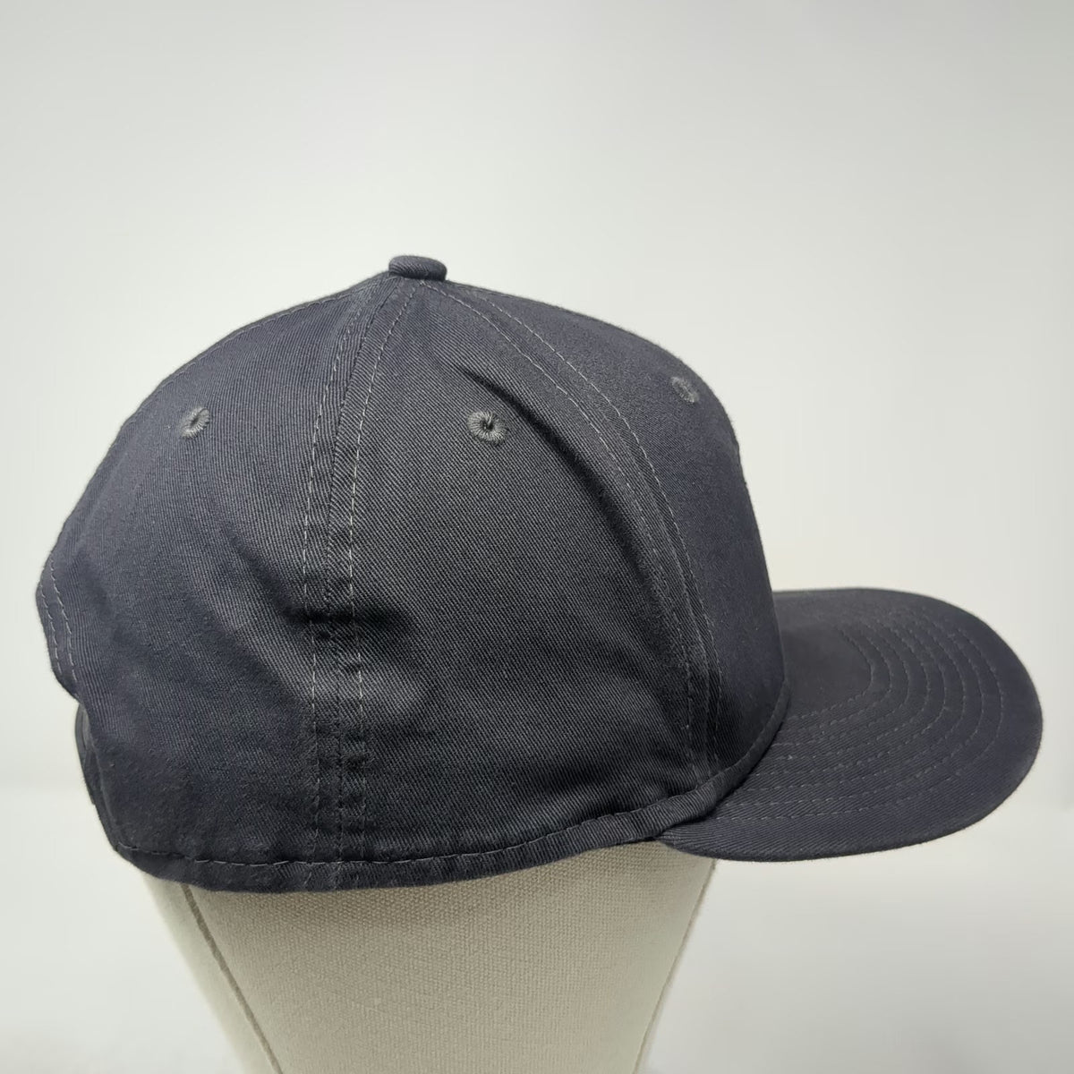 New Era Snapback Gray One Size Hat Method Studio M Logo 9FIFTY Structured Cotton