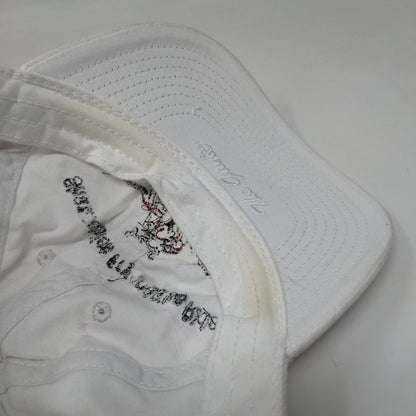 Shannon's Fish Fry and Bike Ride Strapback Hat White OS Embroidered The Game