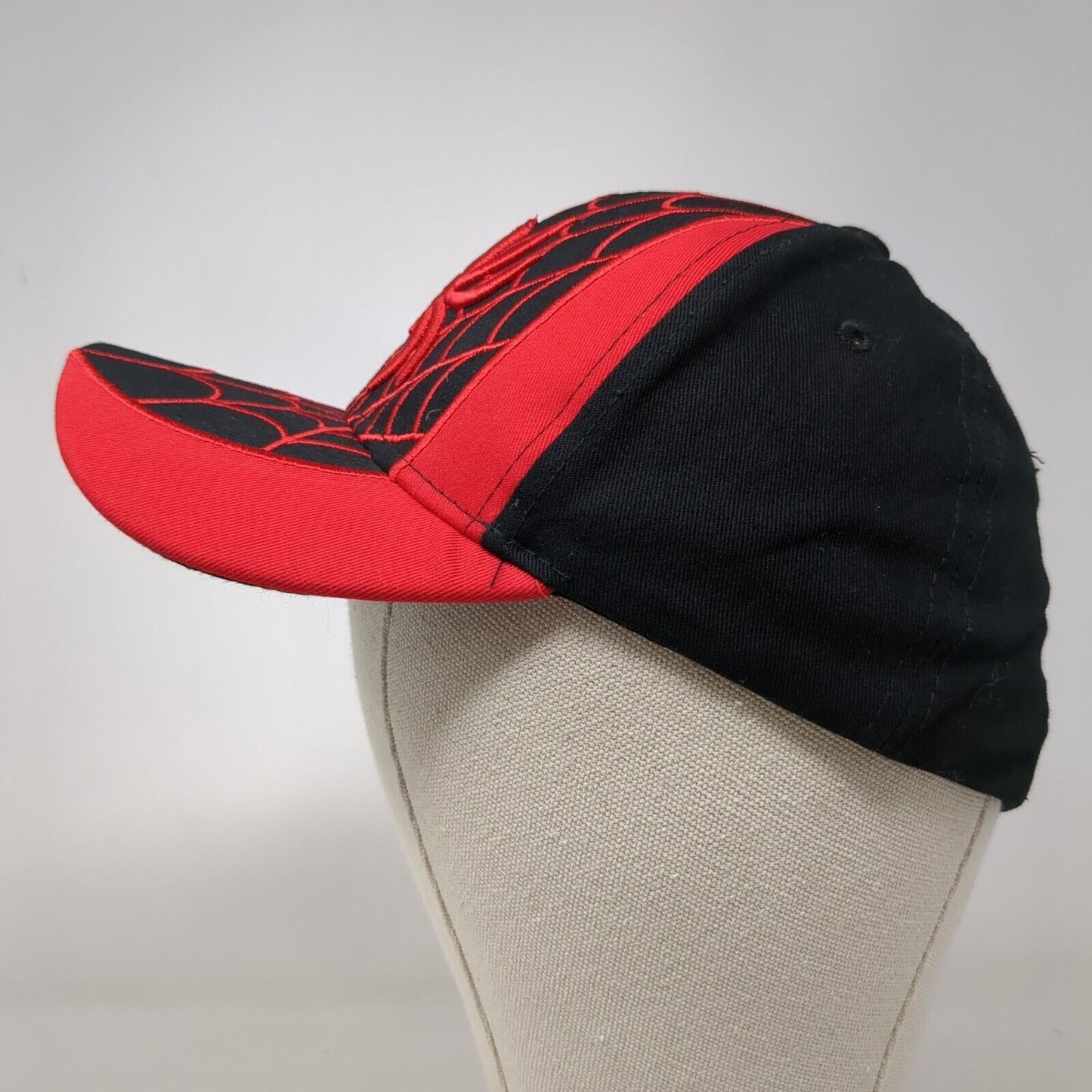 Spider In Web Strapback Hat Multicolor OSFA Adjustable Embroidered Ezcap