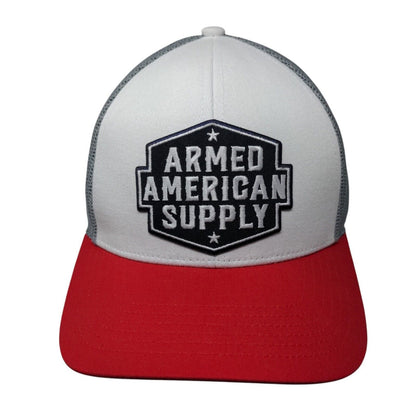 Armed American Supply Adult Snapback Trucker Hat Multicolor One Size Outdoor Cap