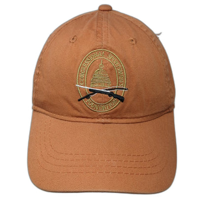 Orange One Size Baseball Cap Congressional Sportsmen's Foundation Slideback Hat