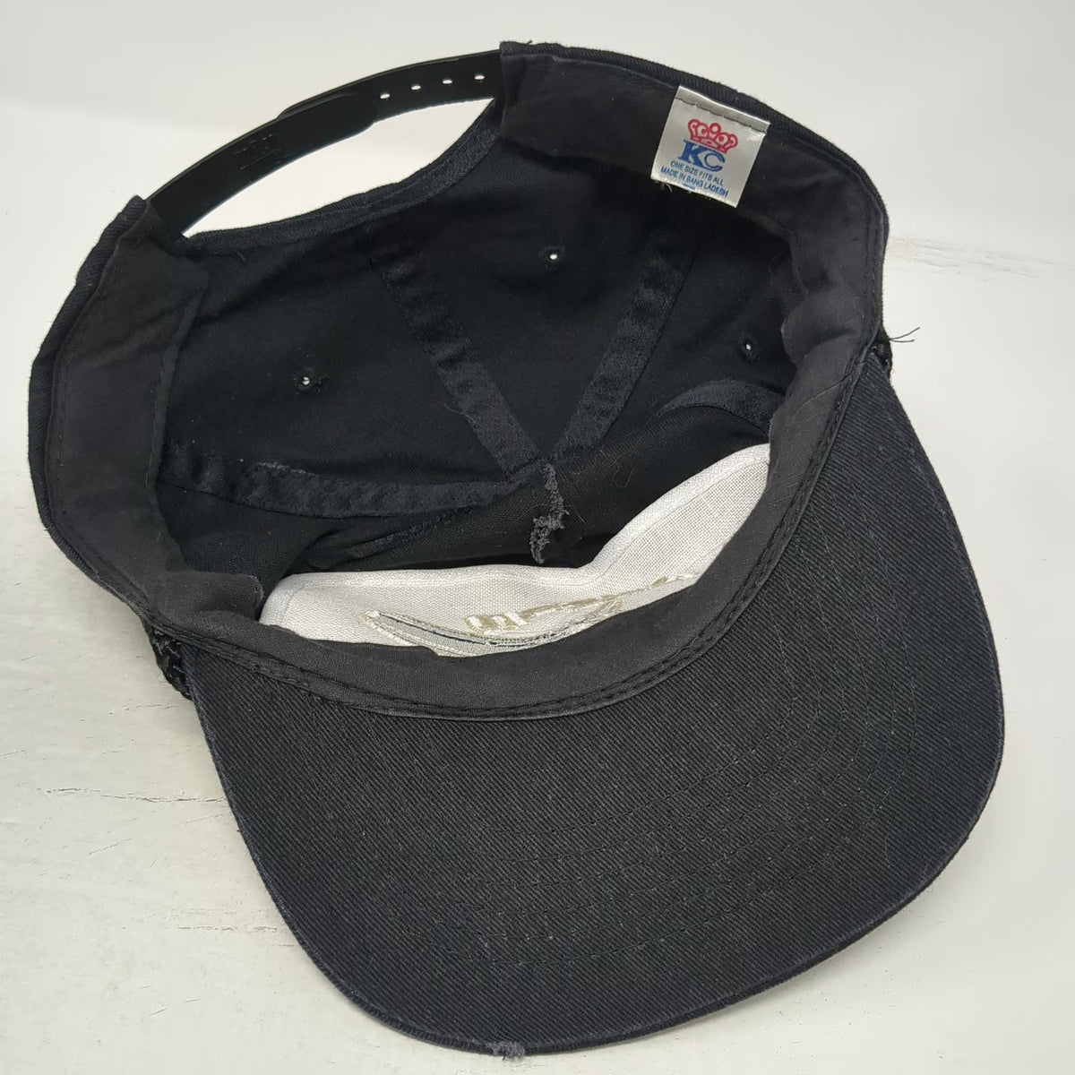 KC Trucker Black Hat One Size KDC-10 McDonnell Douglas Braided Rope Snapback
