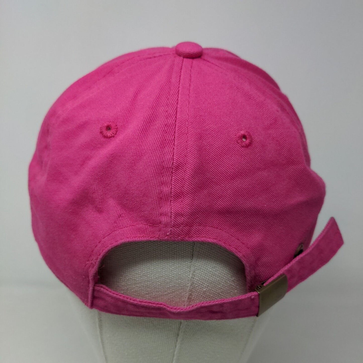 Newhattan Women's Slideback Hat Pink Size OSFA Embroidered Puerto Rico Logo