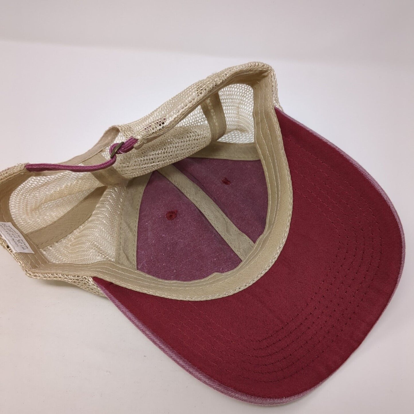 FBI Firm Believer In Jesus Slideback Trucker Hat Red OS Adjustable Mesh Back
