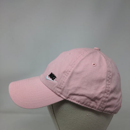 Nike Slideback Hat Pink OSFM Adjustable Embroidered Swoosh Logo Heritage 86