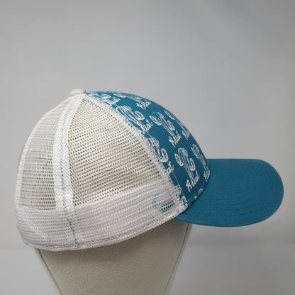Ariat Ponytail Trucker Hat Blue One Size Adjustable Breathable Mesh Back