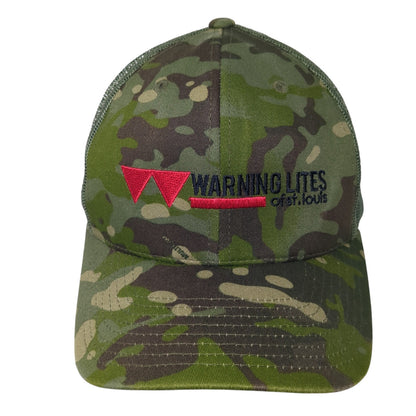 Warning Lites Of St. Louis Trucker Hat Multi OS Adjustable Camo Mesh Yupoong