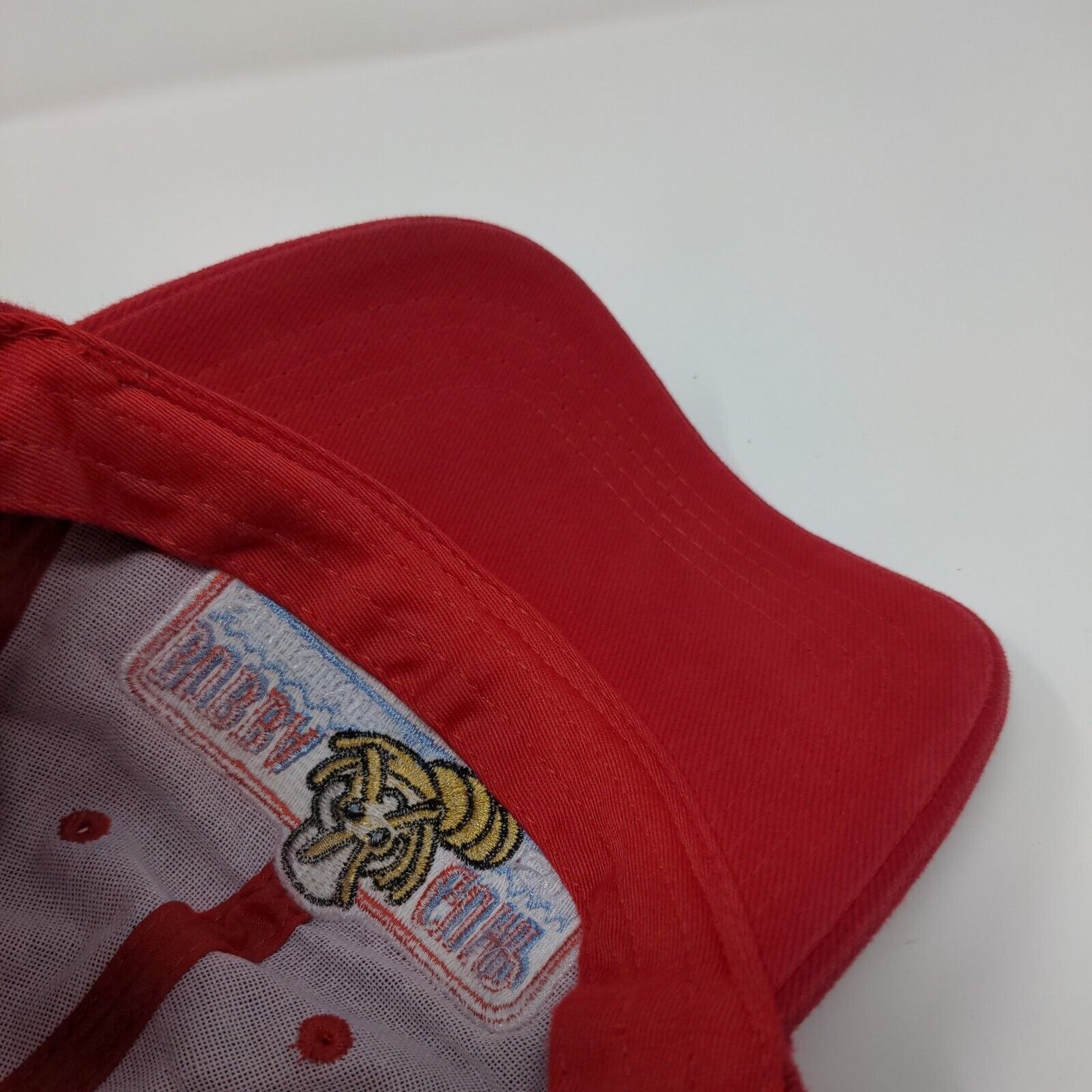 Bubba Gump Shrimp Co. Strapback Hat Red OSFA Adjustable Embroidered